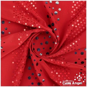 LYCRA DOBLE ROJA CON LENTEJUELAS SERIE DANCE 150cm
