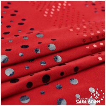 LYCRA DOBLE ROJA CON LENTEJUELAS SERIE DANCE 150cm
