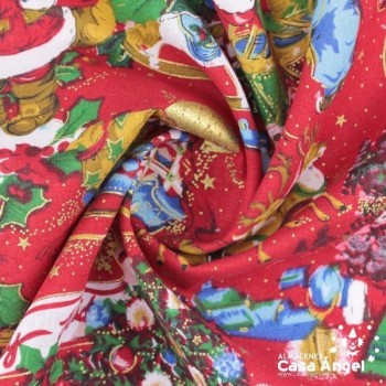 TERGAL ESTAMPADOS NAVIDEÑOS ANCHO 150cm
