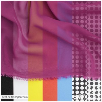 GASA FINA MORADA LISA SERIE DRAVA 150cm