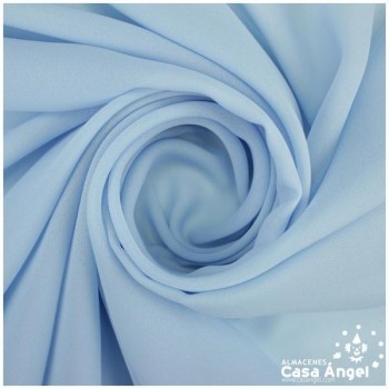 GASA FINA CELESTE LISO SERIE DRAVA 150cm