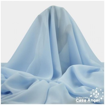 GASA FINA CELESTE LISO SERIE DRAVA 150cm