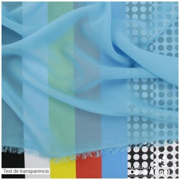 GASA FINA TURQUESA LISA SERIE DRAVA 150cm