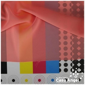 GASA FINA SALMÓN LISO SERIE DRAVA 150cm