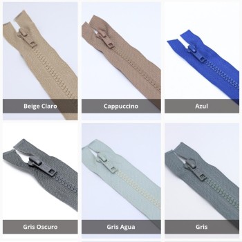CREMALLERA DE NYLON INYECTADA CON SEPARADOR Nº5 40cm