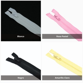 CREMALLERA DE NYLON INYECTADA CON SEPARADOR Nº5 40cm