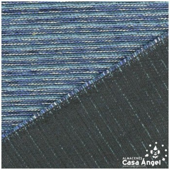 CHENILLA LISTAS AZUL 280cm
