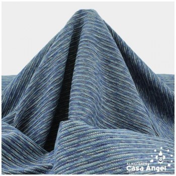 CHENILLA LISTAS AZUL 280cm