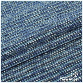 CHENILLA LISTAS AZUL 280cm