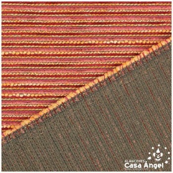 CHENILLA LISTAS ROJA 280cm