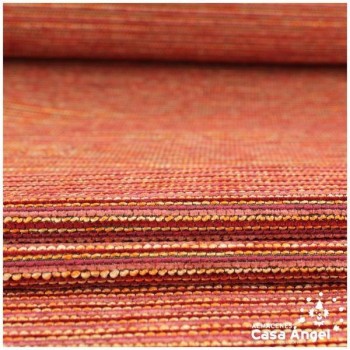 CHENILLA LISTAS ROJA 280cm