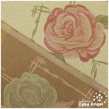 CRETONA JACQUARD PARA TAPICERÍA ROSE SERIE FUSSY 280cm