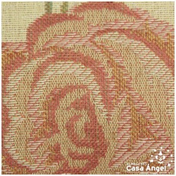 CRETONA JACQUARD PARA TAPICERÍA ROSE SERIE FUSSY 280cm