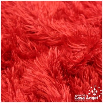 PELO SINTÉTICO RIZADO ROJO SERIE CURLY 150cm