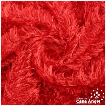 PELO SINTÉTICO RIZADO ROJO SERIE CURLY 150cm