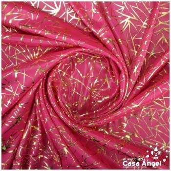 PAN DE ORO FUCISA ESTAMPADO SERIE MIRTO DESTELLOS 112cm