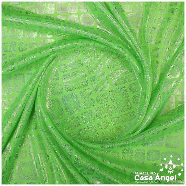 PAN DE ORO VERDE PISTACHO ESTAMPADO CON FOIL SERIE BLOCK 150cm