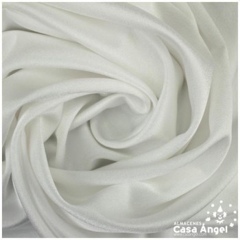 CREPE BLANCO SATINADO CALIDAD EXTRA SERIE INDIA 150cm
