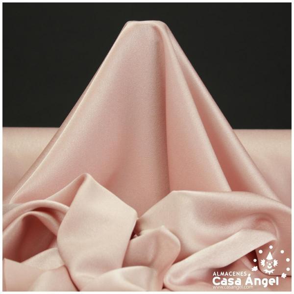 CREPE ROSA SATINADO CALIDAD EXTRA SERIE INDIA 150cm