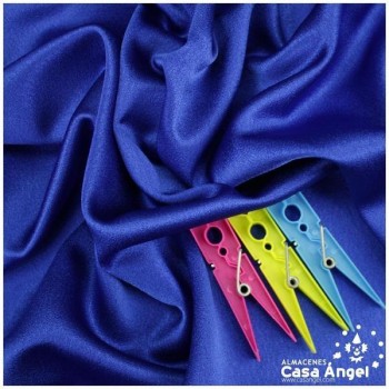 CREPE AZUL TINTA SATINADO CALIDAD EXTRA SERIE INDIA 150cm