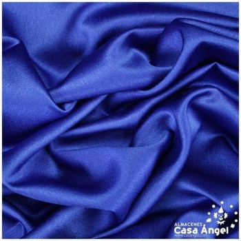 CREPE AZUL TINTA SATINADO CALIDAD EXTRA SERIE INDIA 150cm