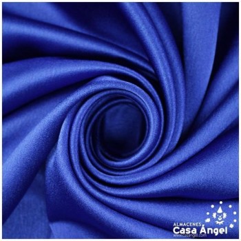 CREPE AZUL TINTA SATINADO CALIDAD EXTRA SERIE INDIA 150cm