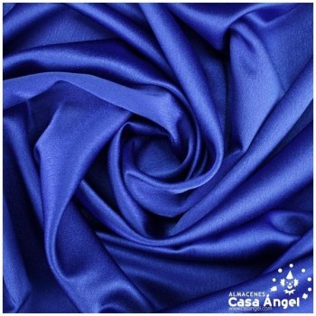 CREPE AZUL TINTA SATINADO CALIDAD EXTRA SERIE INDIA 150cm