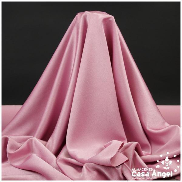 CREPE ROSA CHICLE SATINADO CALIDAD EXTRA SERIE INDIA 150cm