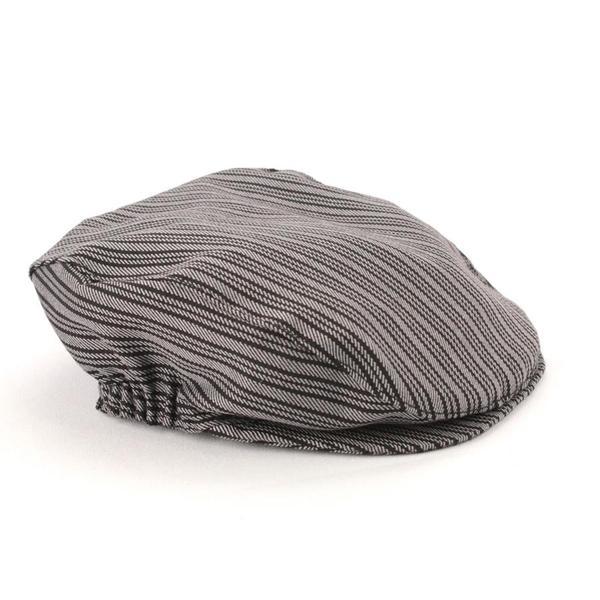 GORRA CAMPERA GRIS DE RAYAS