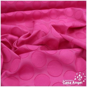 POPELÍN TERGAL FUCSIA CON TRAMA SERIE LIVIA 150cm