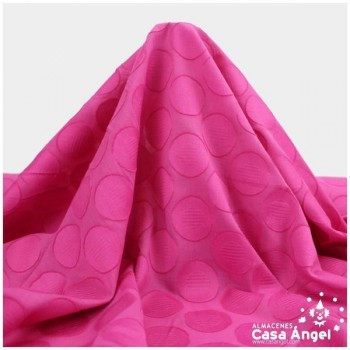 POPELÍN TERGAL FUCSIA CON TRAMA SERIE LIVIA 150cm