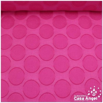 POPELÍN TERGAL FUCSIA CON TRAMA SERIE LIVIA 150cm