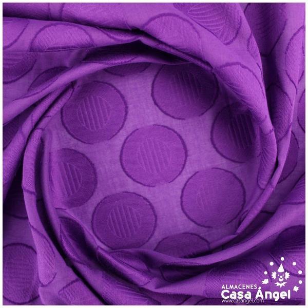 POPELÍN TERGAL MORADO CON TRAMA SERIE LIVIA 150cm