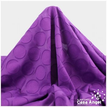 POPELÍN TERGAL MORADO CON TRAMA SERIE LIVIA 150cm