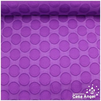 POPELÍN TERGAL MORADO CON TRAMA SERIE LIVIA 150cm