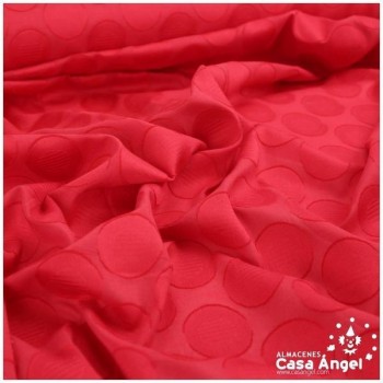 POPELÍN TERGAL ROJO CON TRAMA SERIE LIVIA 150cm