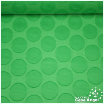 POPELÍN TERGAL VERDE CON TRAMA SERIE LIVIA 150cm