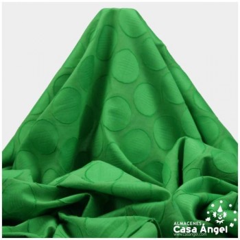 POPELÍN TERGAL VERDE CON TRAMA SERIE LIVIA 150cm