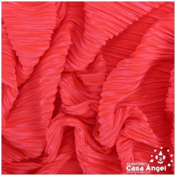 TELA PUNTO PLISADA FUCSIA NEÓN 150cm