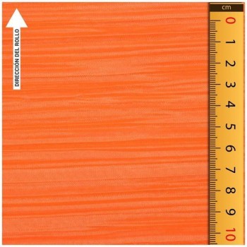 TELA PUNTO PLISADA NARANJA NEÓN 150cm