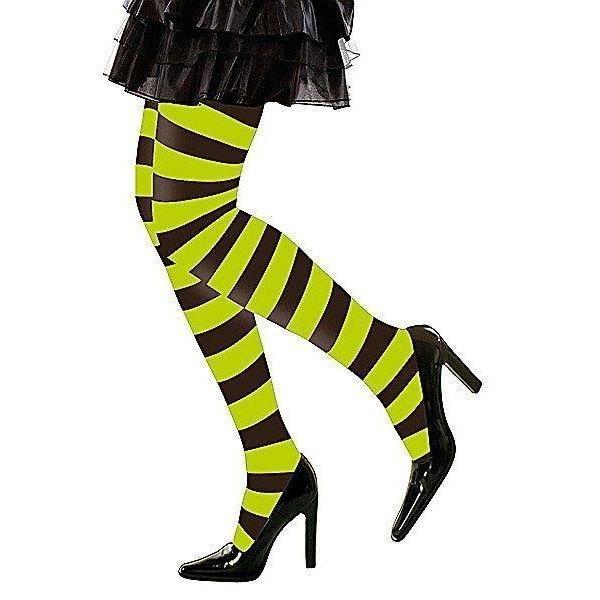 PANTY DE LISTAS AMARILLO NEGRO ADULTO