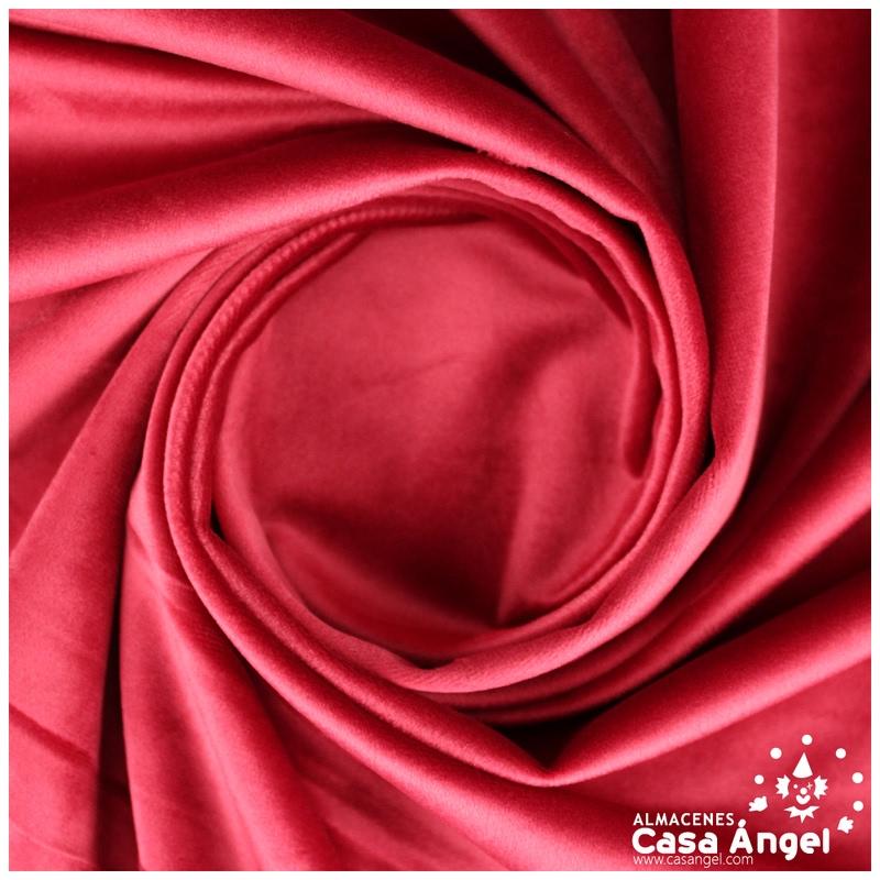 TERCIOPELO ROJO SUAVE EFECTO AGUA SERIE KUKI 150cm
