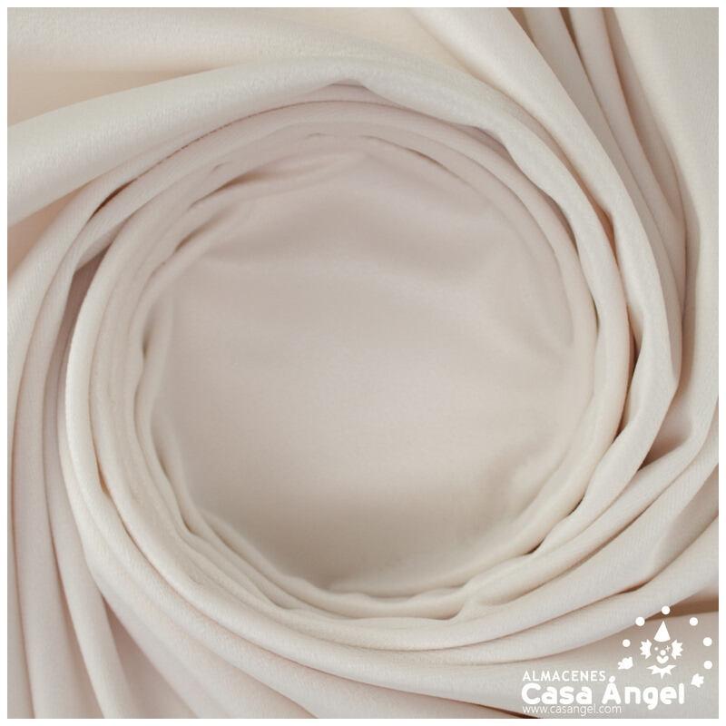 TERCIOPELO CRUDO VAINILLA SUAVE EFECTO AGUA SERIE KUKI 150cm