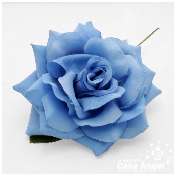 ROSA FLAMENCA DEL SUR EN TELA SINTÉTICA 14cm