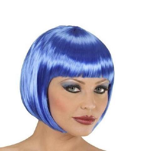 PELUCA MEDIA MELENA AZUL