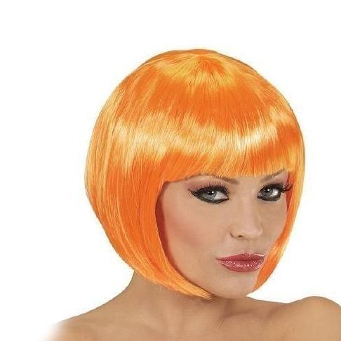 PELUCA MEDIA MELENA NARANJA