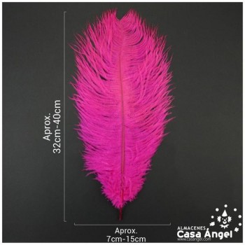 PLUMA DE AVESTRUZ FEMBODY FUCSIA 35cm