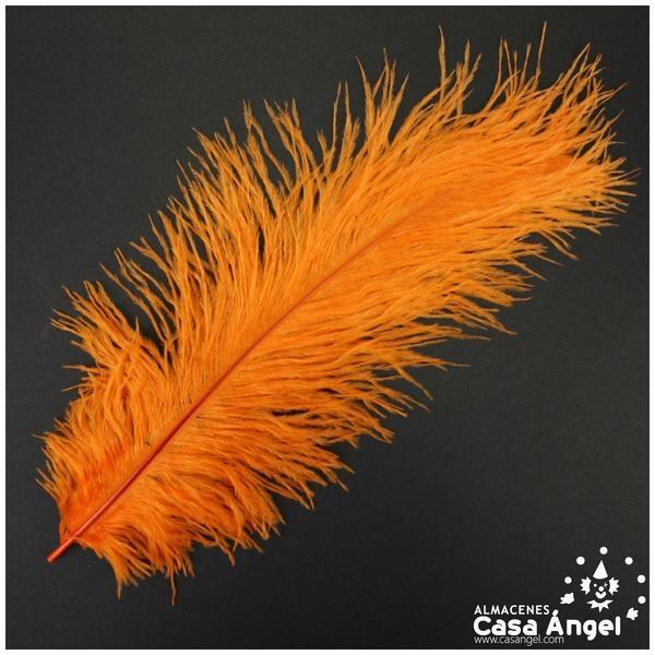 PLUMA DE AVESTRUZ FEMBODY NARANJA 35cm