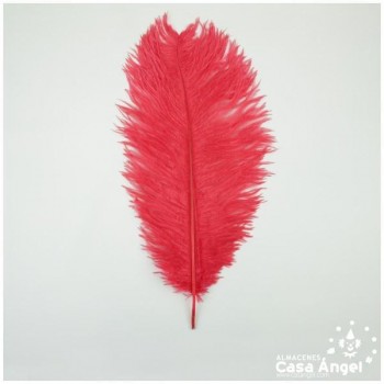 PLUMA DE AVESTRUZ FEMBODY ROJO 35cm