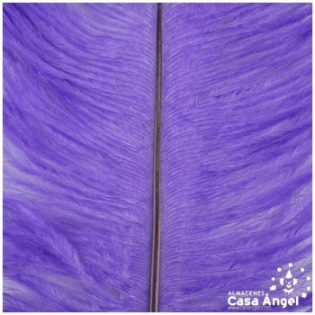 PLUMA DE AVESTRUZ FEMBODY MORADA 35cm